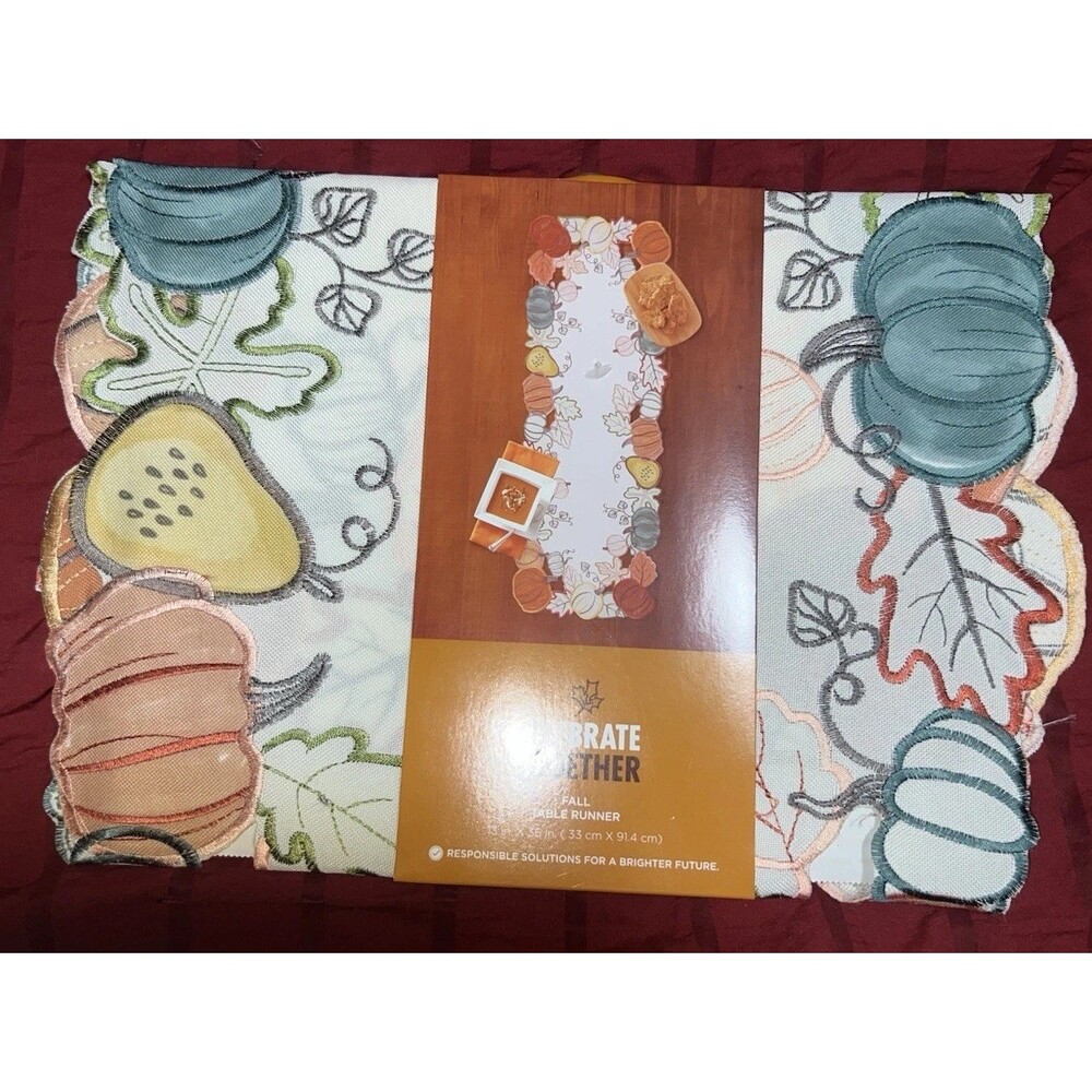 Fall Table Runner Celebrate Together